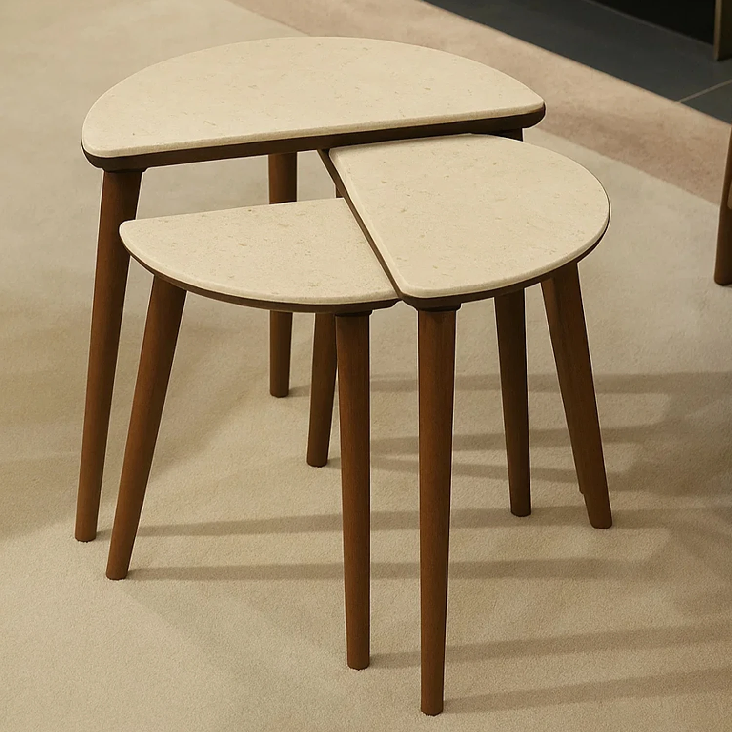 Roma Zigon Sehpa Traverten