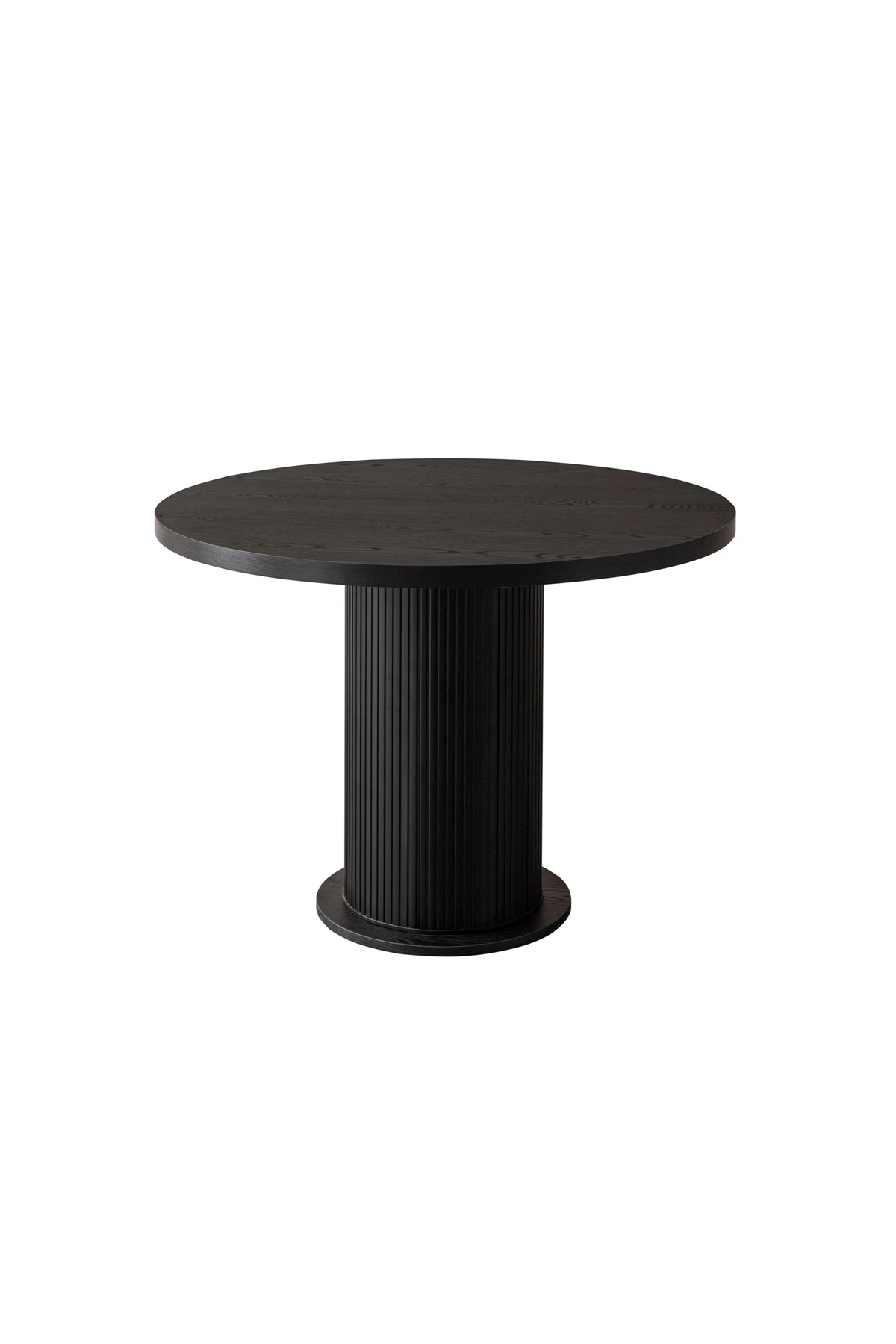 Senkron Siyah 2 Sandalyeli Yuvarlak Masa Takımı