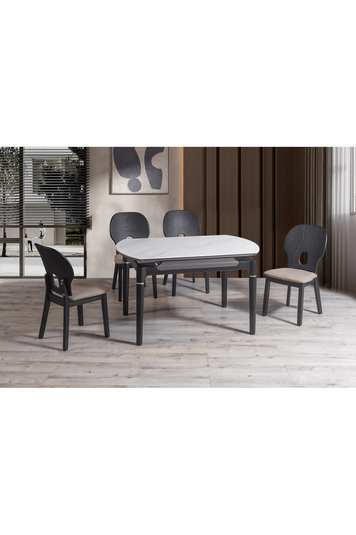 Vera 4 Sandalyeli Masa Takımı