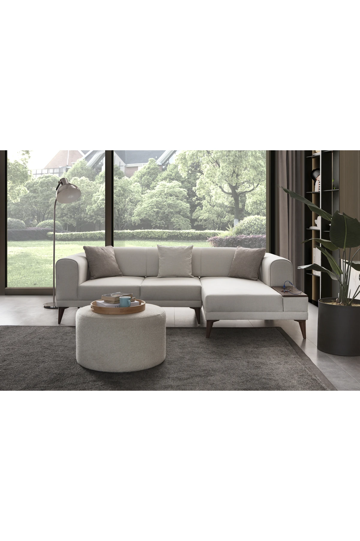 Drog Köşe Koltuk Takımı Bej