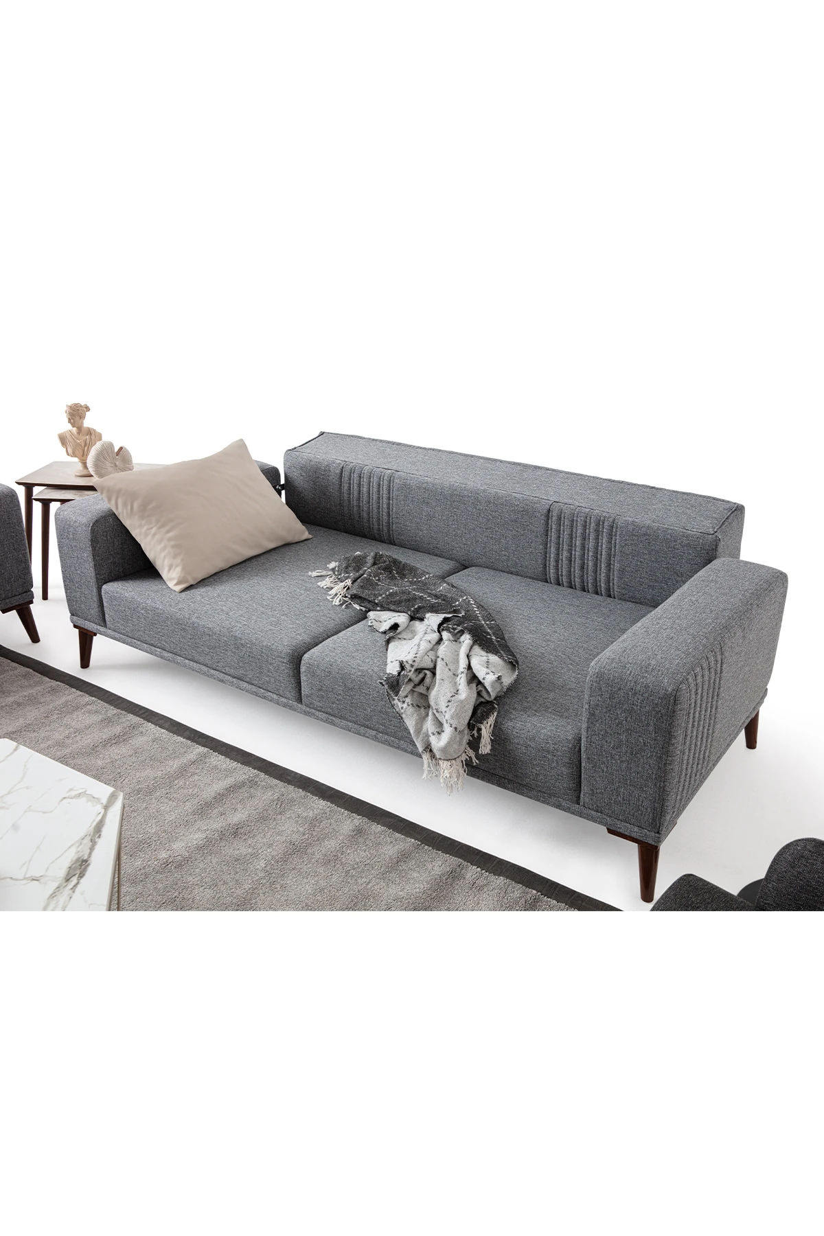 Regnar Üçlü Koltuk Gri