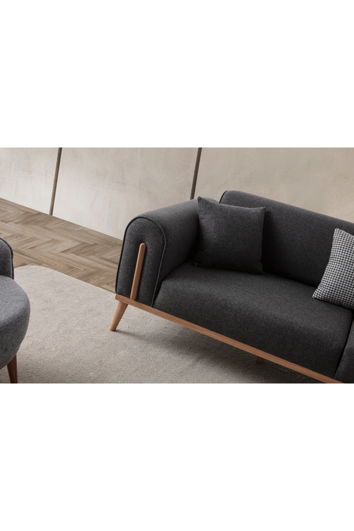 Riva Üçlü Koltuk Antrasit