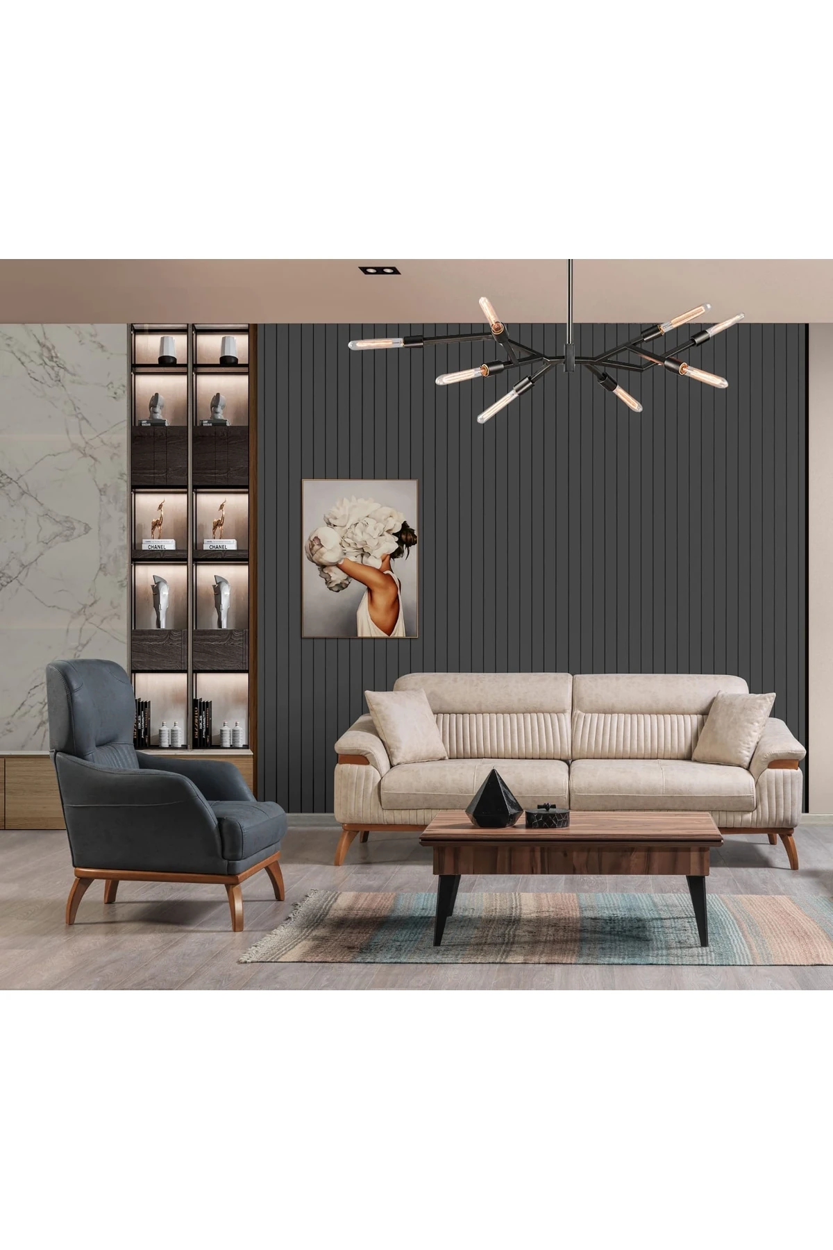 Madrid Koltuk Takımı 3+3+1