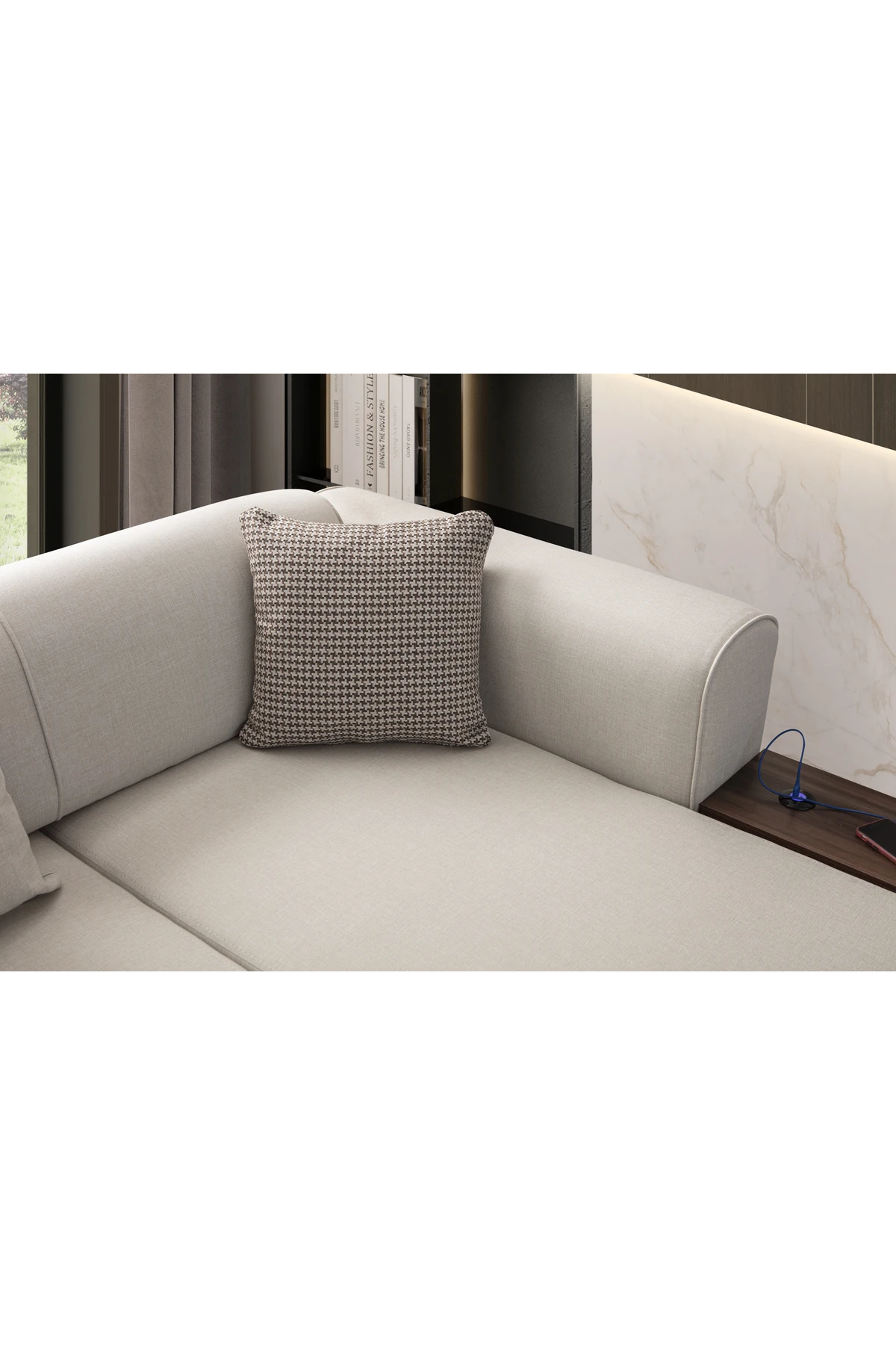 Drog Köşe Koltuk Takımı Bej