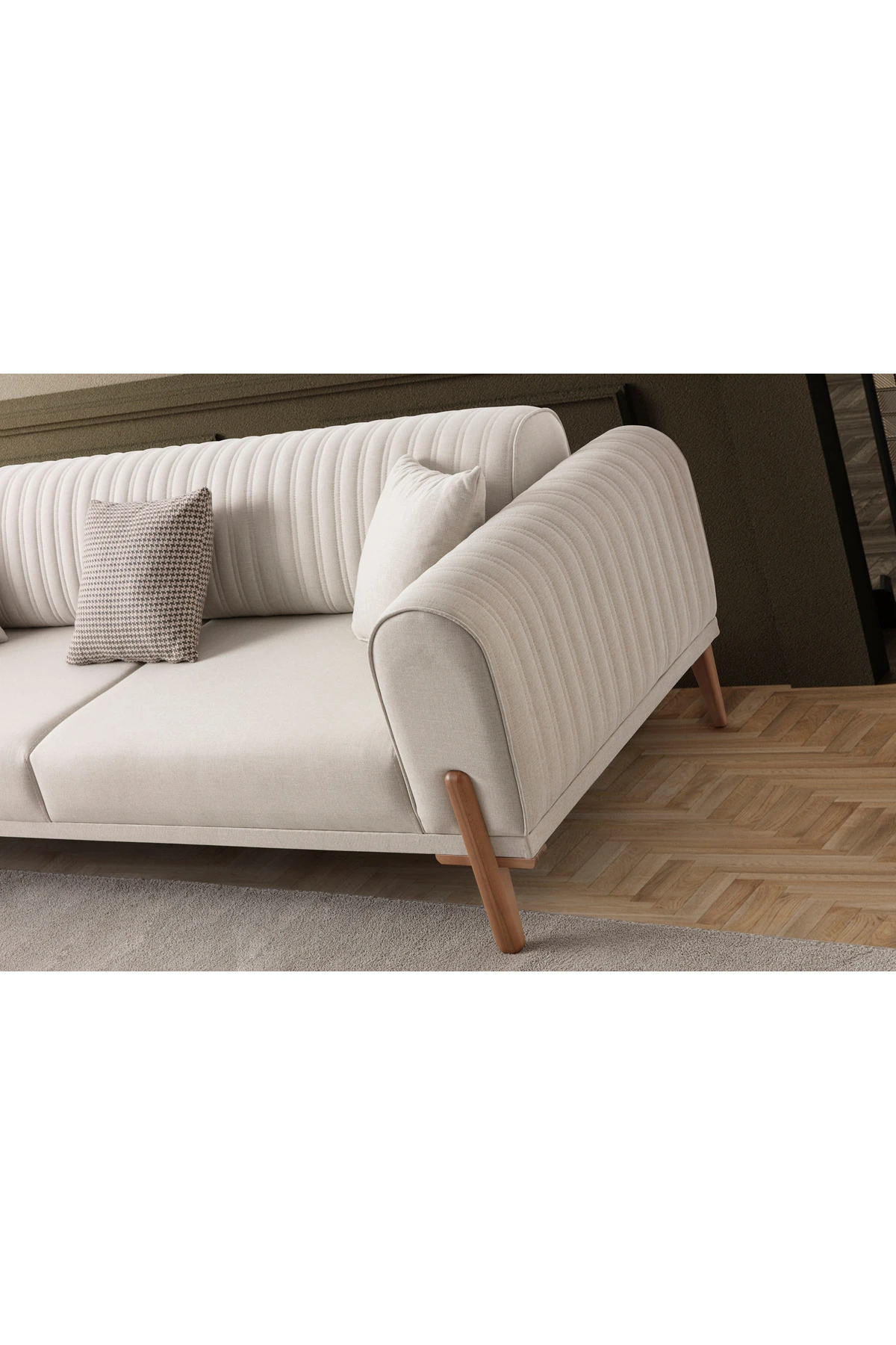 Galata 3+3+1 Koltuk Takımı Krem