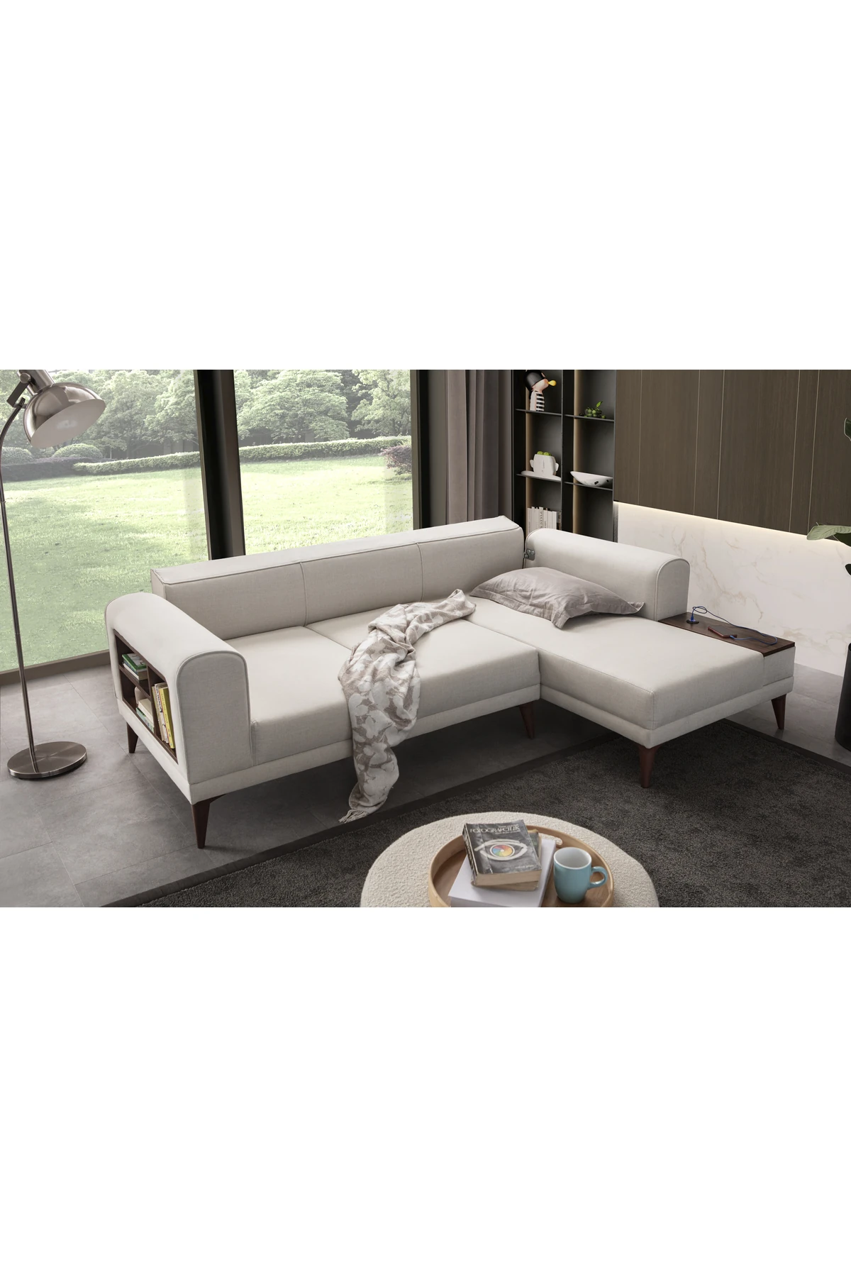 Drog Köşe Koltuk Takımı Bej