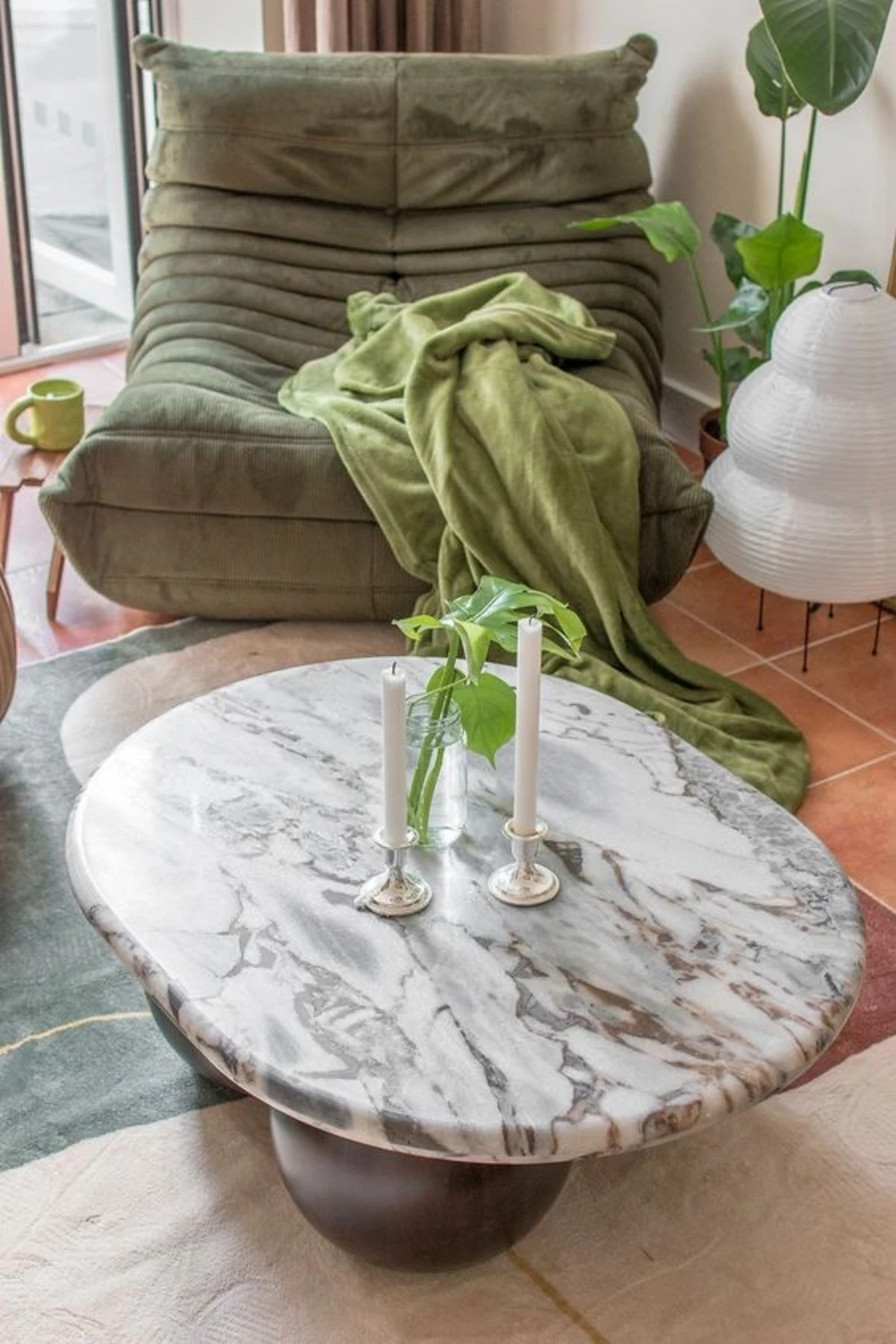 Puffer Relax Olive Berjer