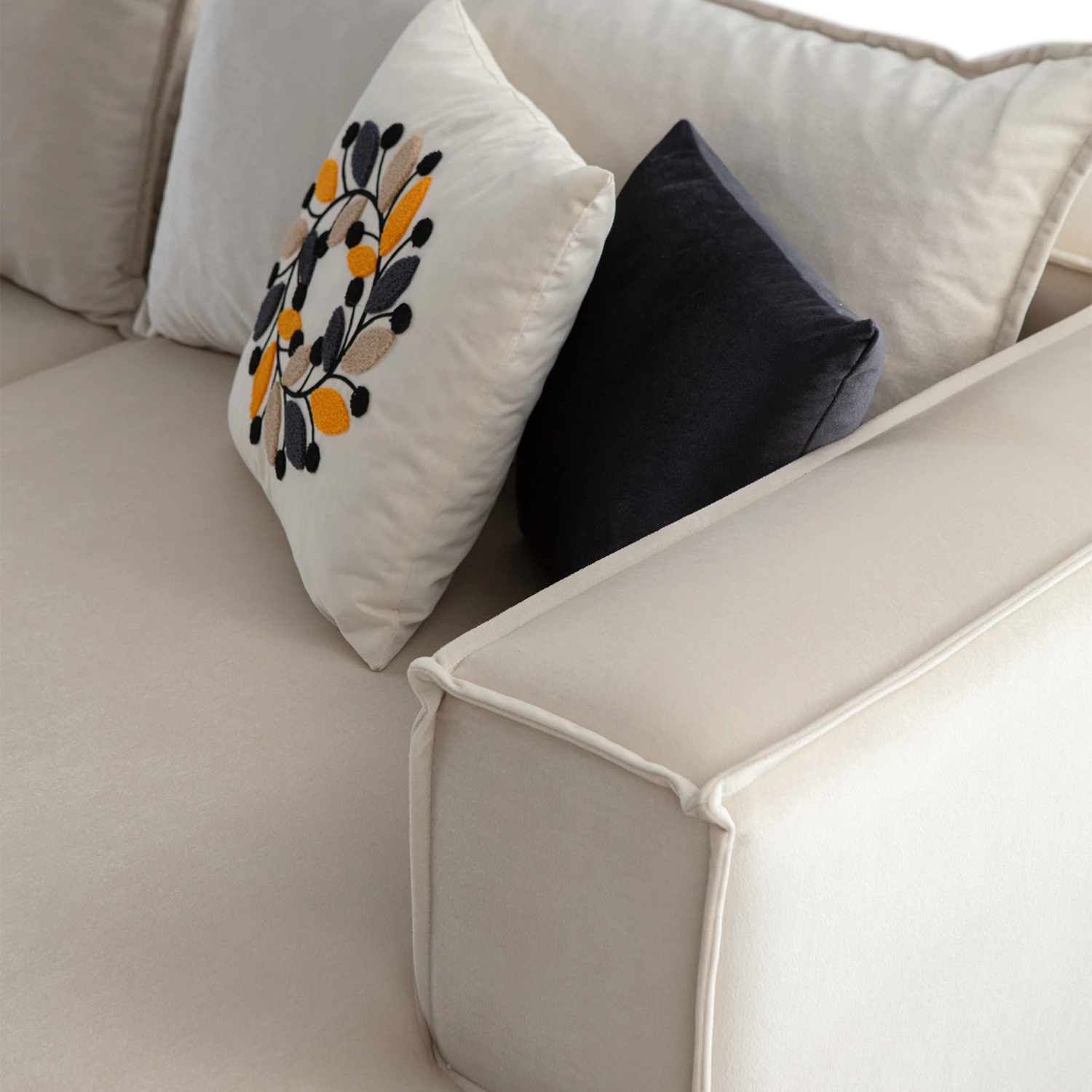 Arven Köşe Koltuk Takımı Krem