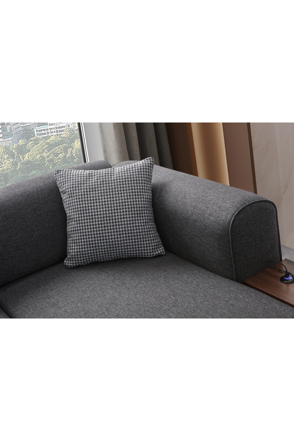 Drog Köşe Koltuk Takımı Antrasit