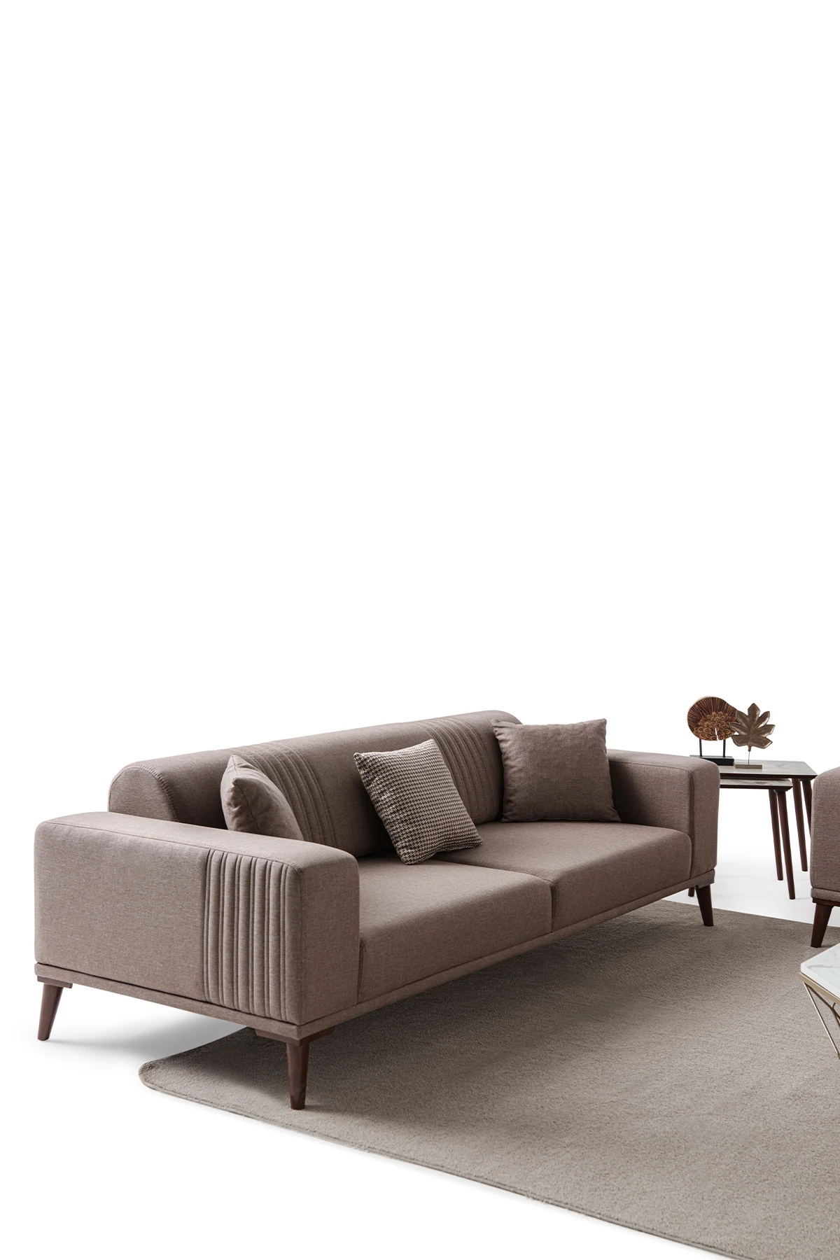 Regnar Üçlü Koltuk Kahverengi