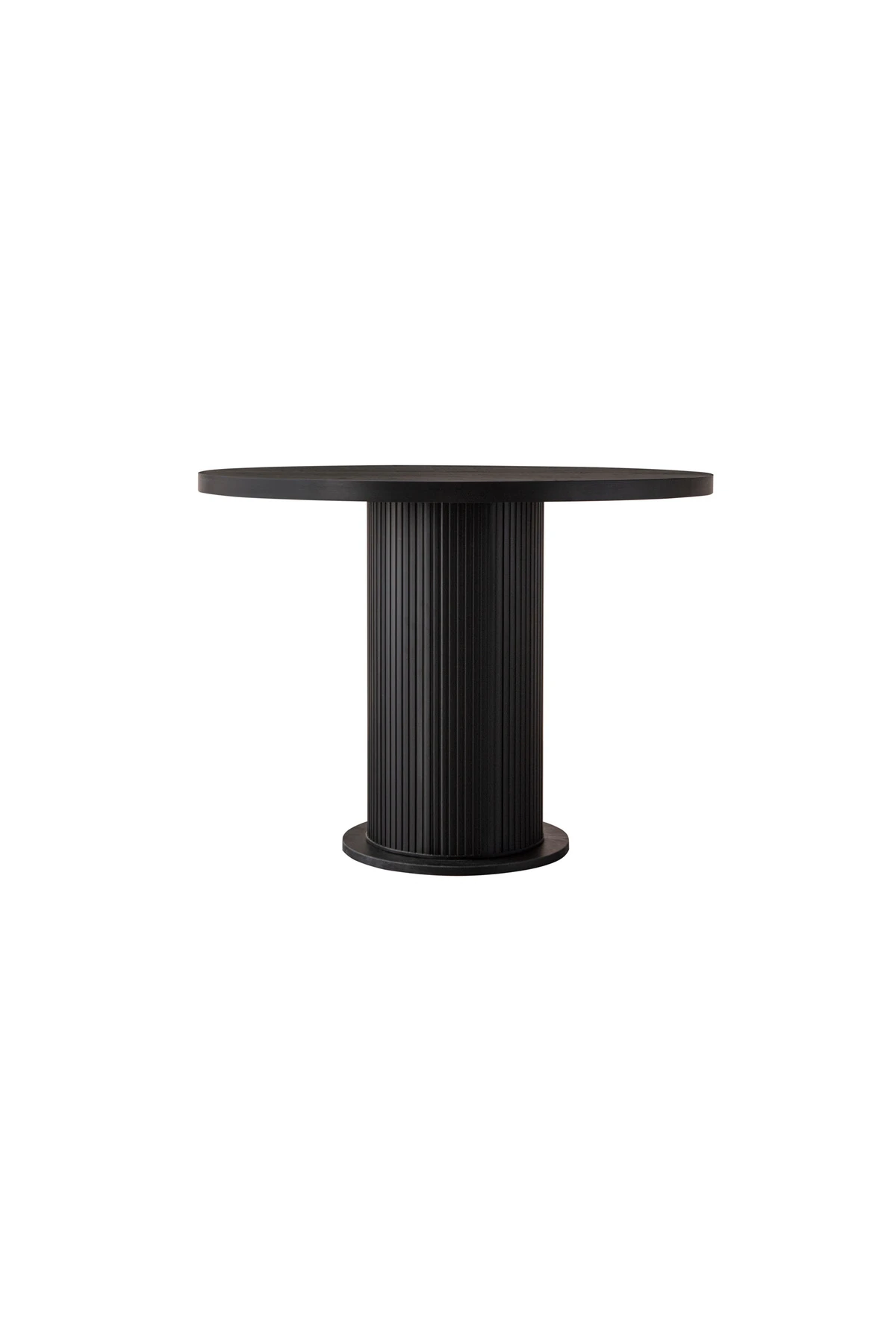 Senkron Siyah 2 Sandalyeli Yuvarlak Masa Takımı