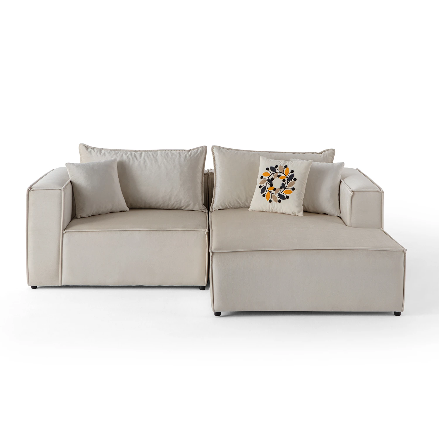 Arven Köşe Koltuk Takımı Krem