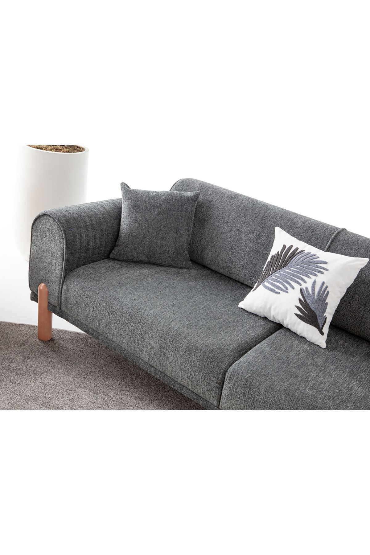 Armoni Üçlü Koltuk Antrasit