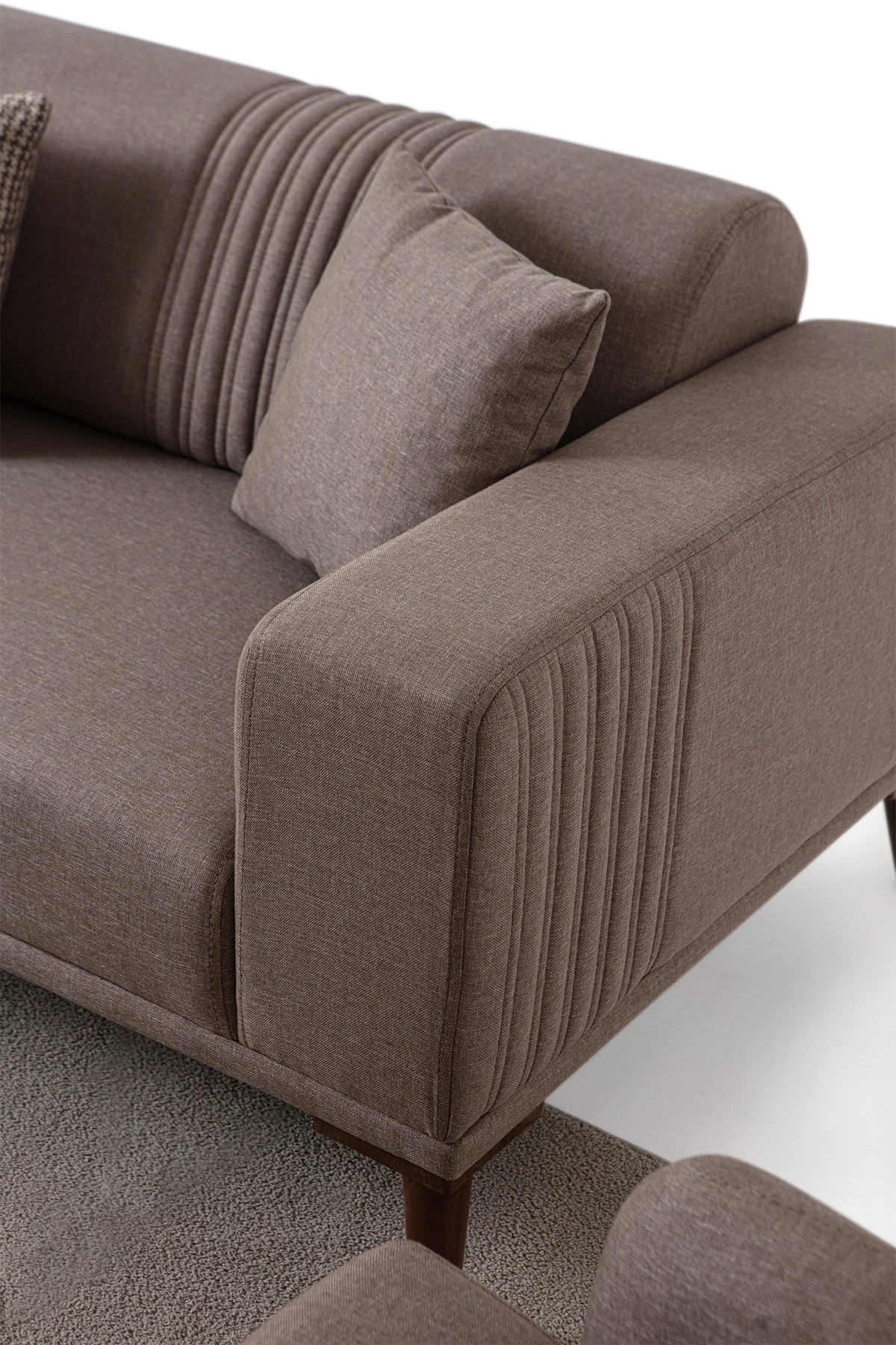 Regnar Üçlü Koltuk Kahverengi