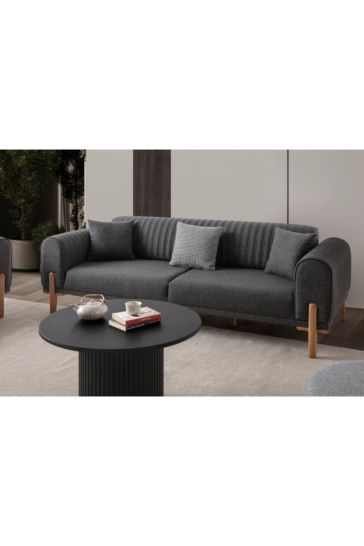 Galata 3+3+1+1 Koltuk Takımı Antrasit