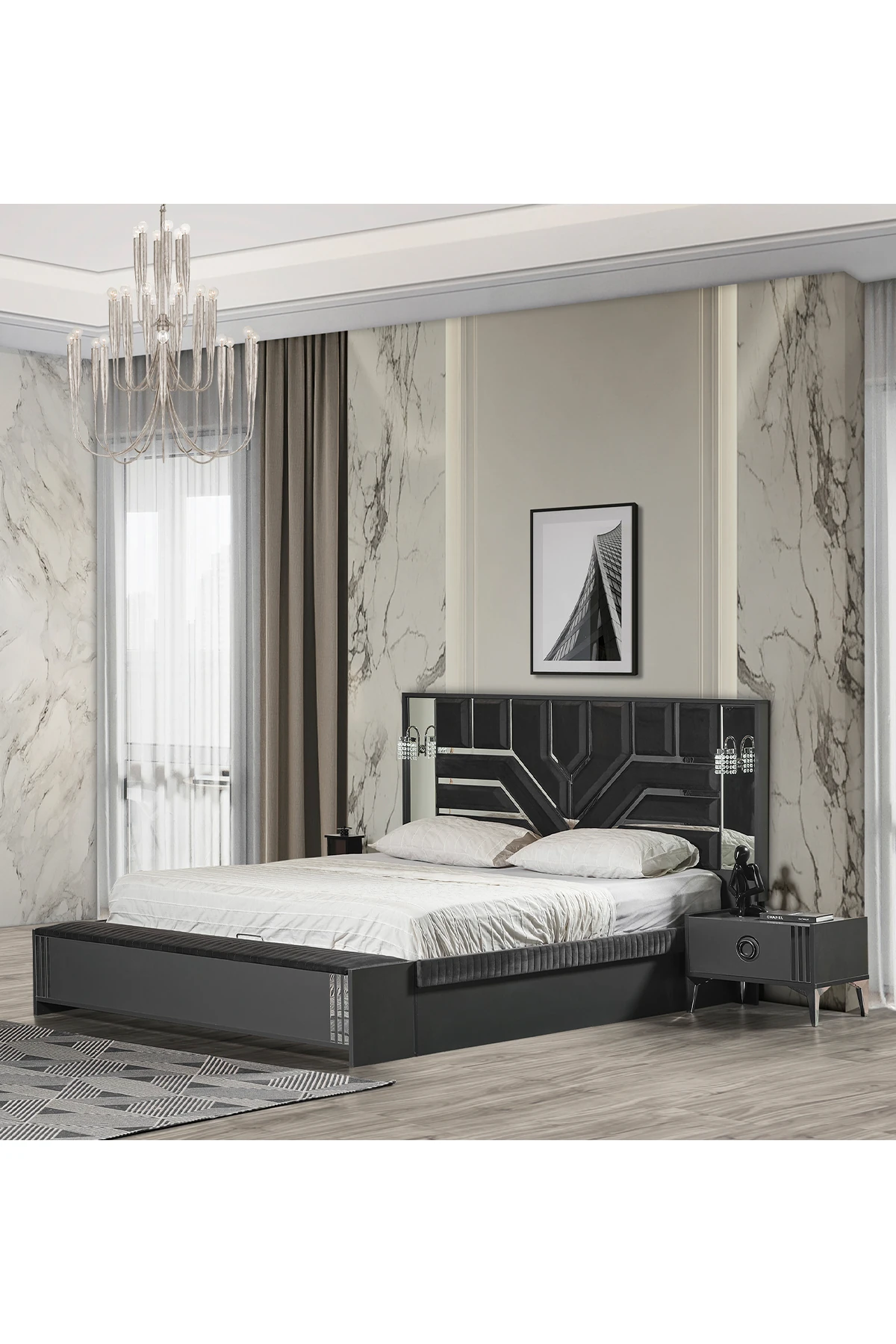 Roma 3 Çekmeceli Komodin