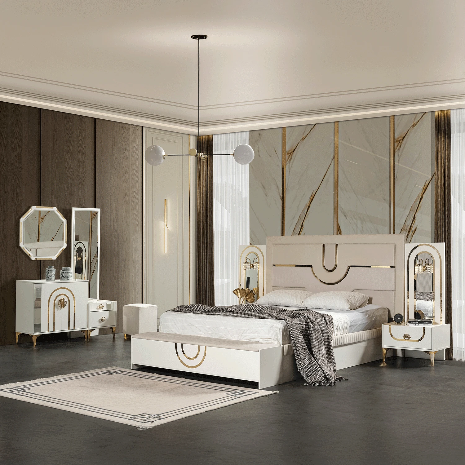 Safir Yatak Odası Takımı | Yatak Odası Takımı - Edsyhome
