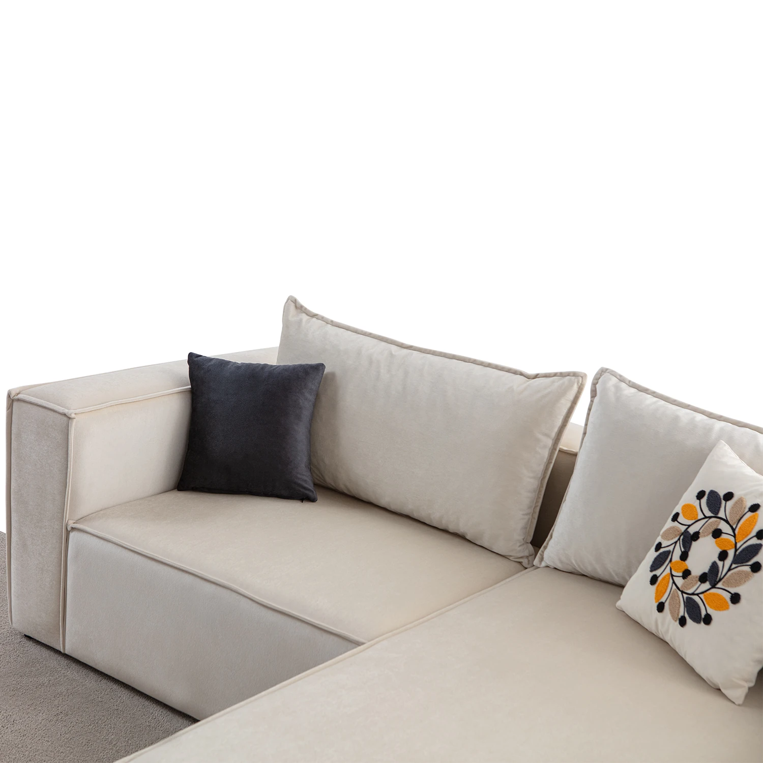 Arven Köşe Koltuk Takımı Krem