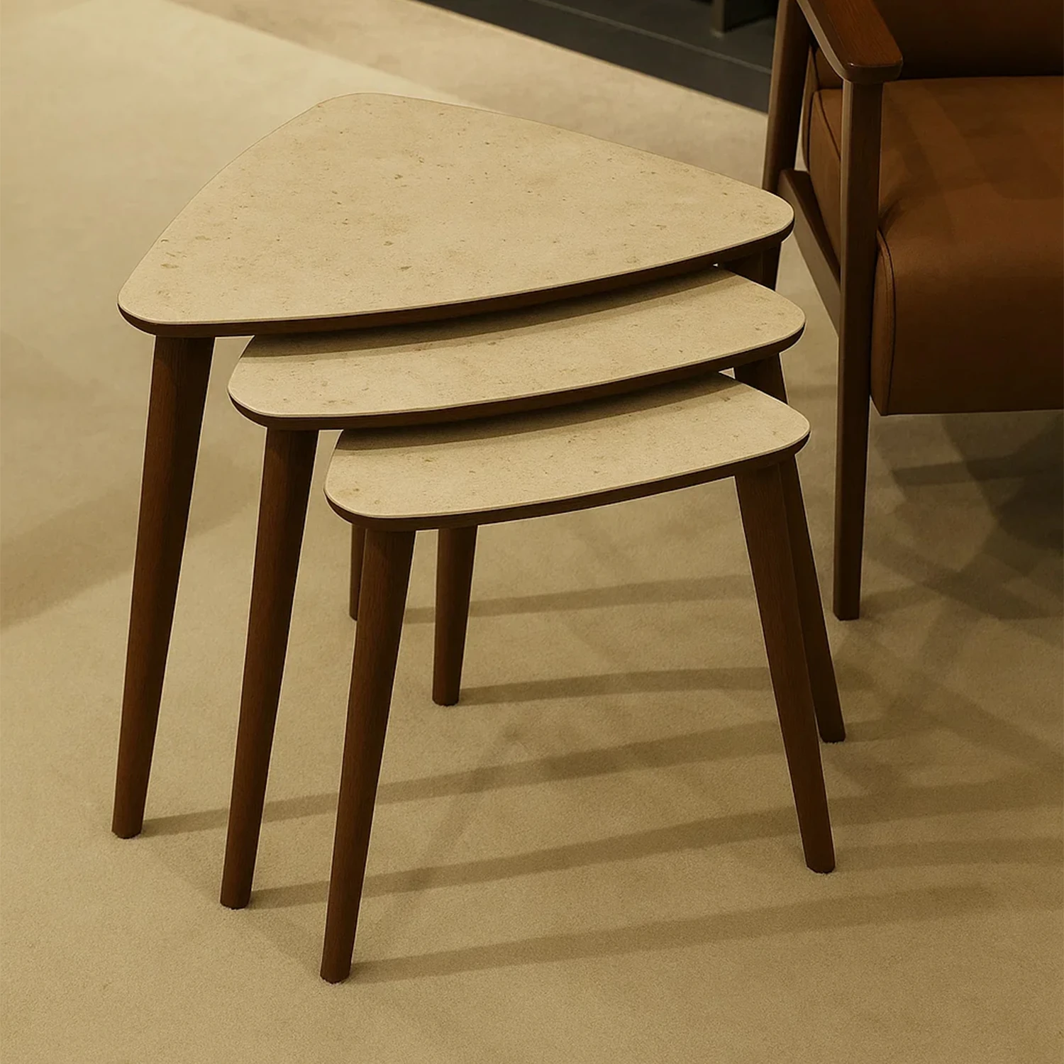 Tokyo Zigon Sehpa Traverten