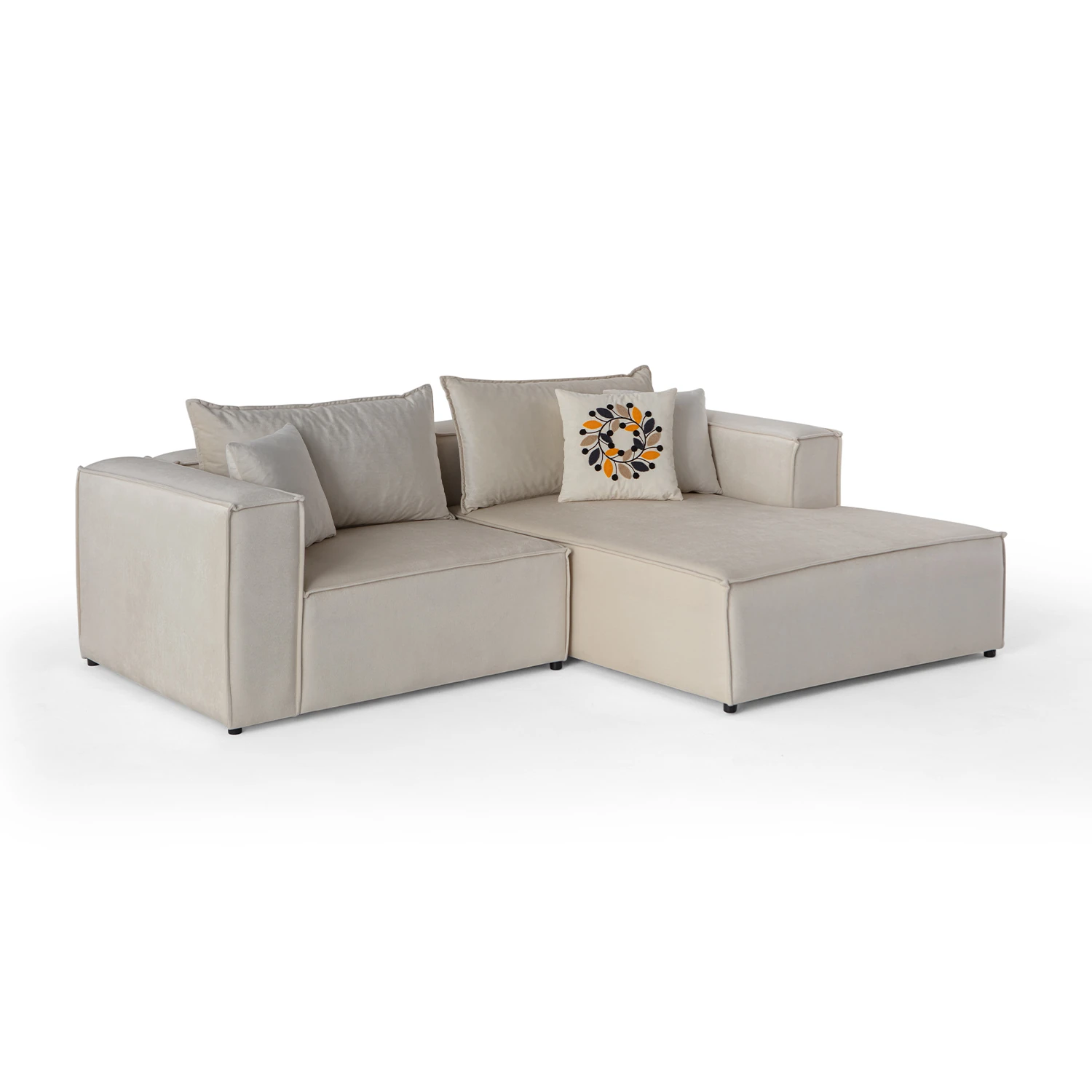 Arven Köşe Koltuk Takımı Krem