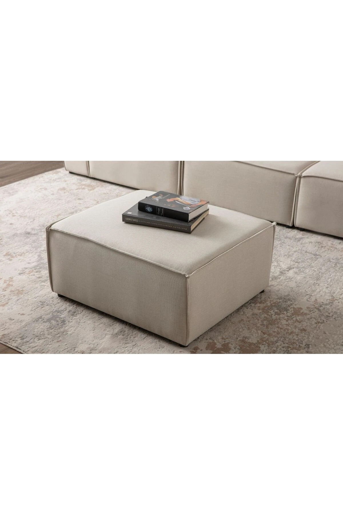 Mira Relax 4 Modül Köşe Koltuk Krem