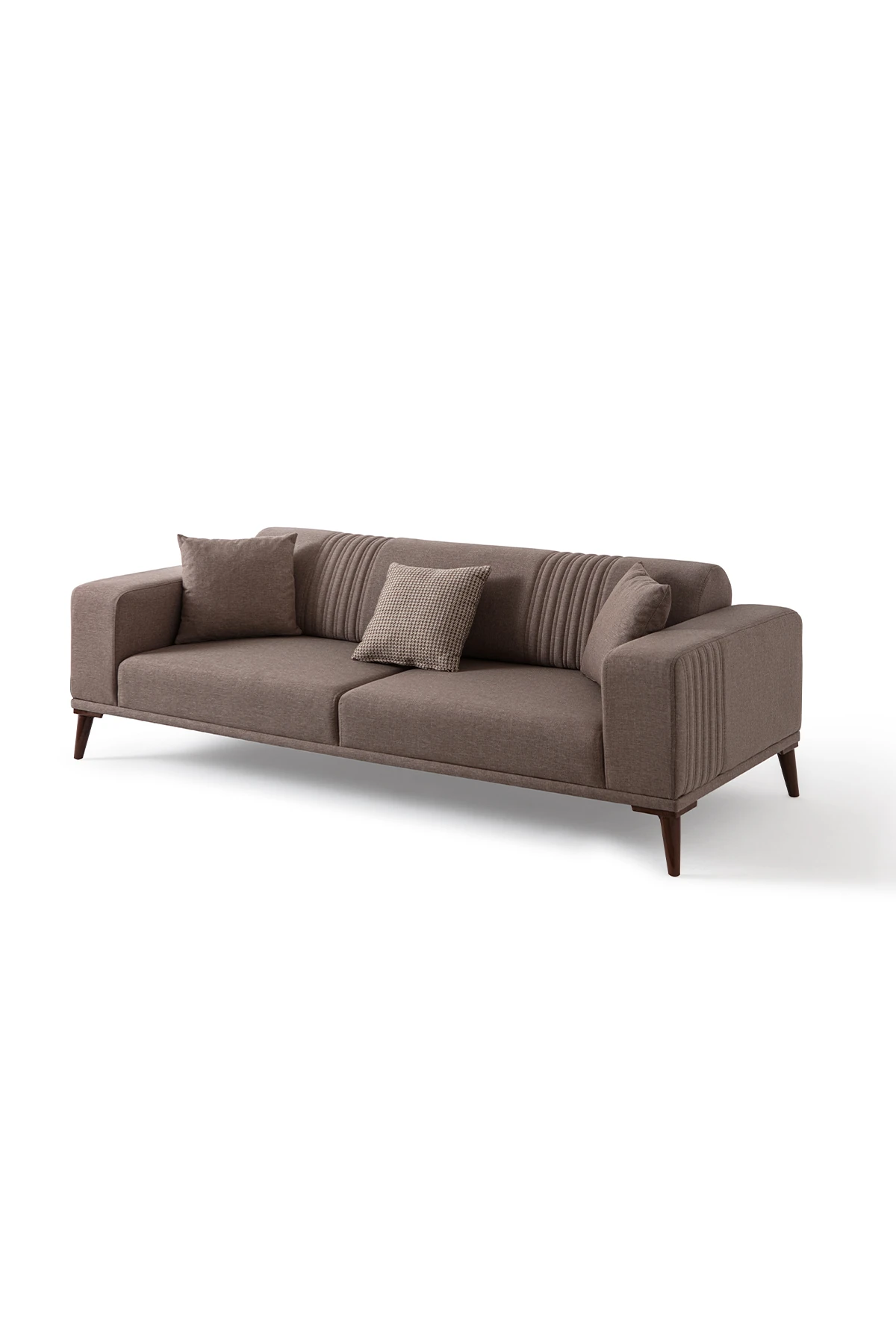 Regnar 3+3+1+1 Koltuk Takımı Kahverengi