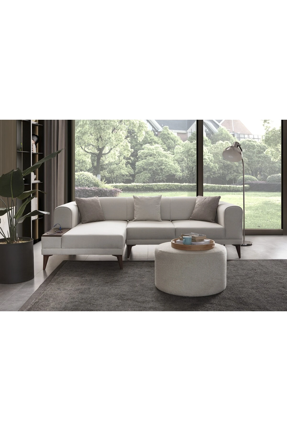 Drog Köşe Koltuk Takımı Bej