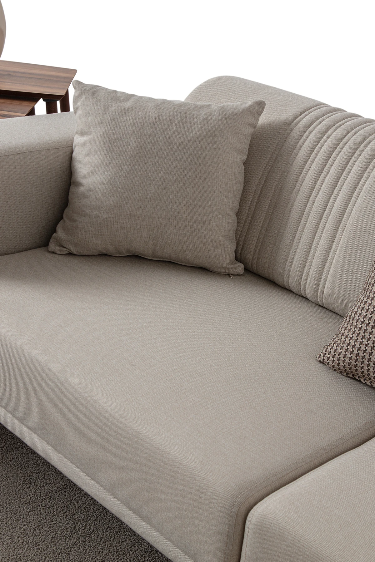 Regnar Üçlü Koltuk Krem