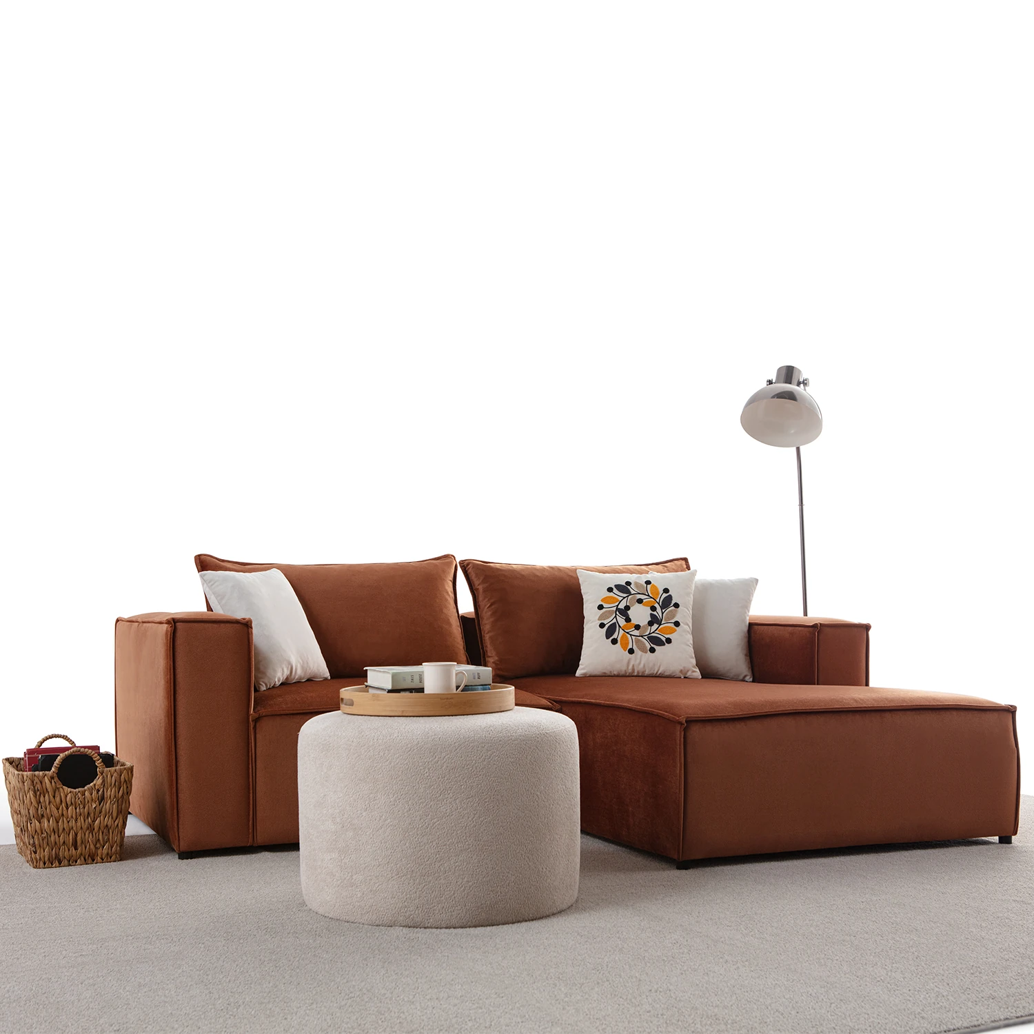 Arven Köşe Koltuk Takımı Kiremit