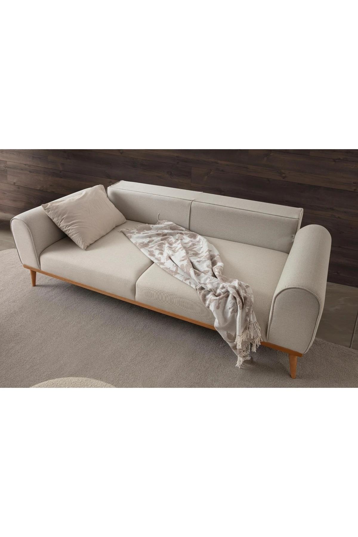 Rebull 3+3+1+1 Koltuk Takımı Bej