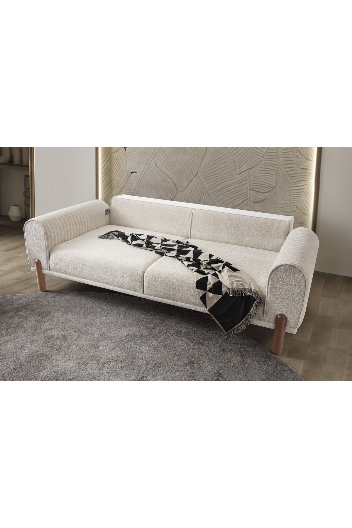 Armoni 3+3+1 Koltuk Takımı Krem