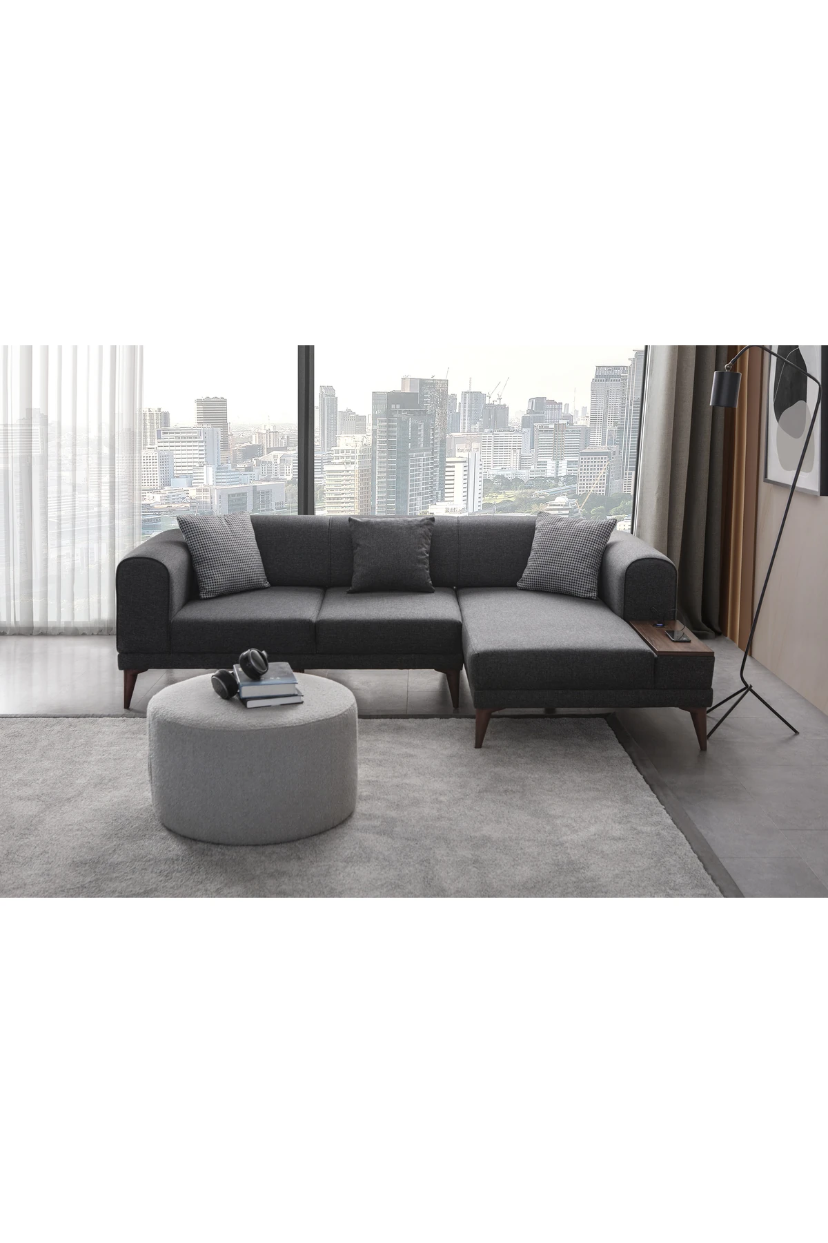 Drog Köşe Koltuk Takımı Antrasit