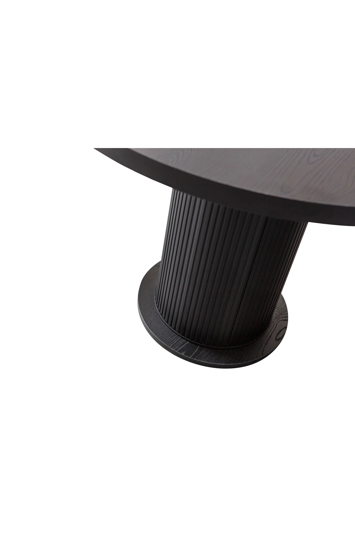 Senkron Siyah 2 Sandalyeli Yuvarlak Masa Takımı