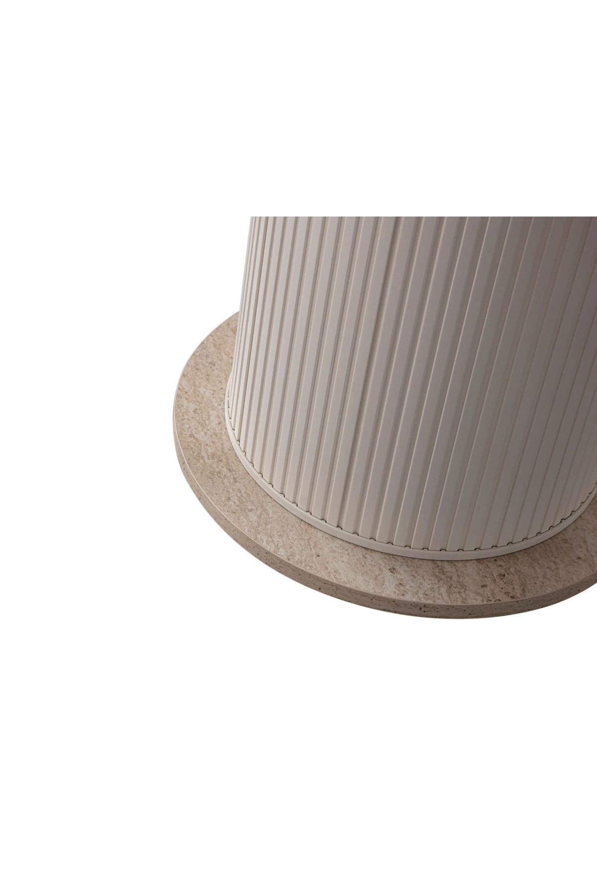 Traverten Yuvarlak Masa