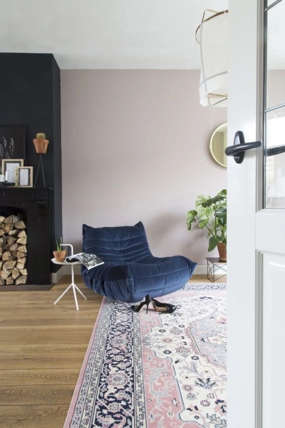 Puffer Relax Lacivert Berjer