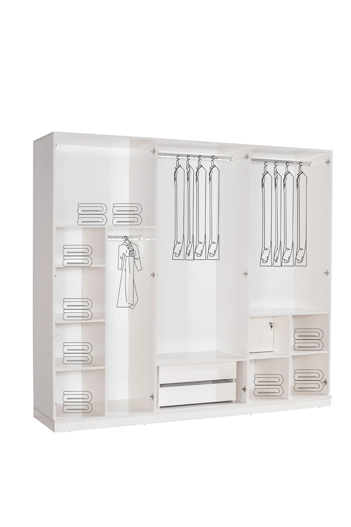 Kelebek Yatak Odası Takımı Gardırop