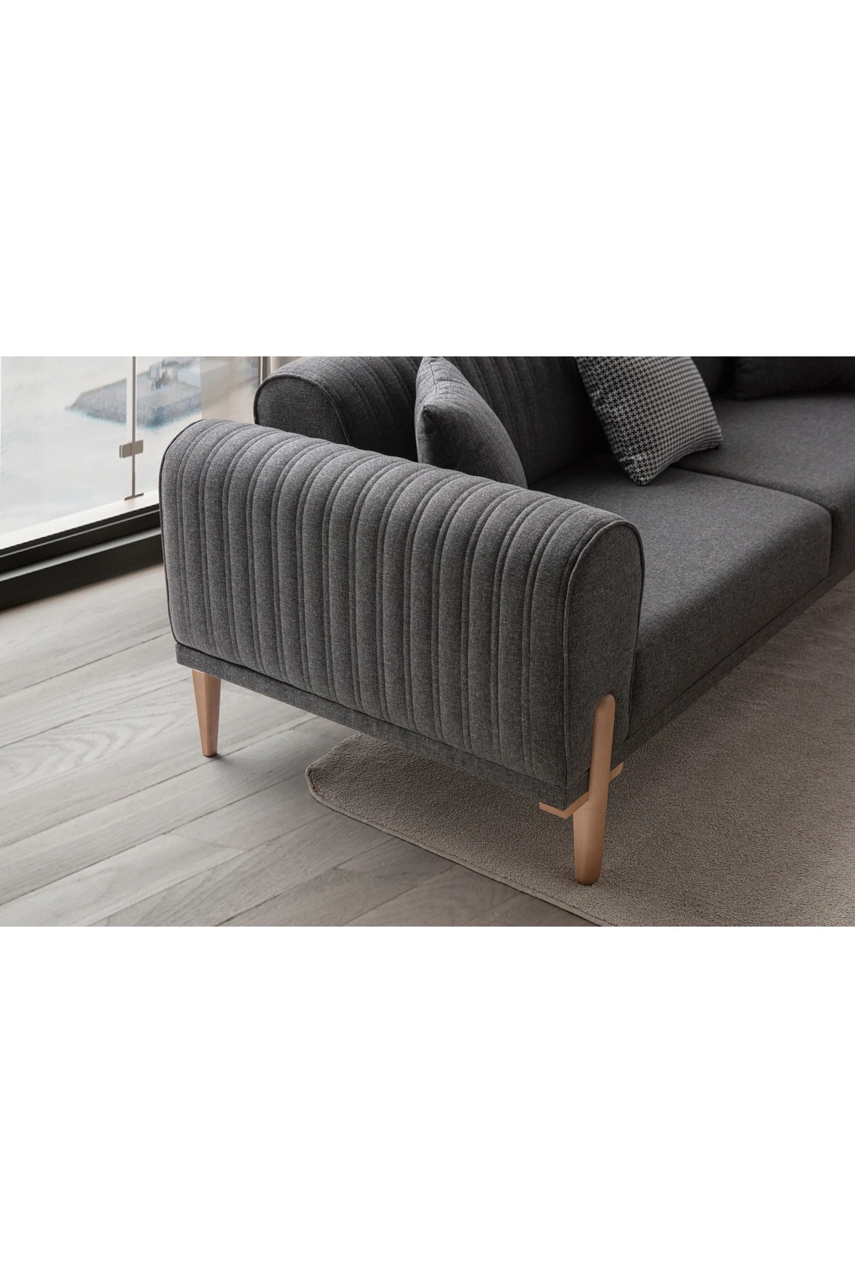 Galata 3+3 Koltuk Takımı Antrasit