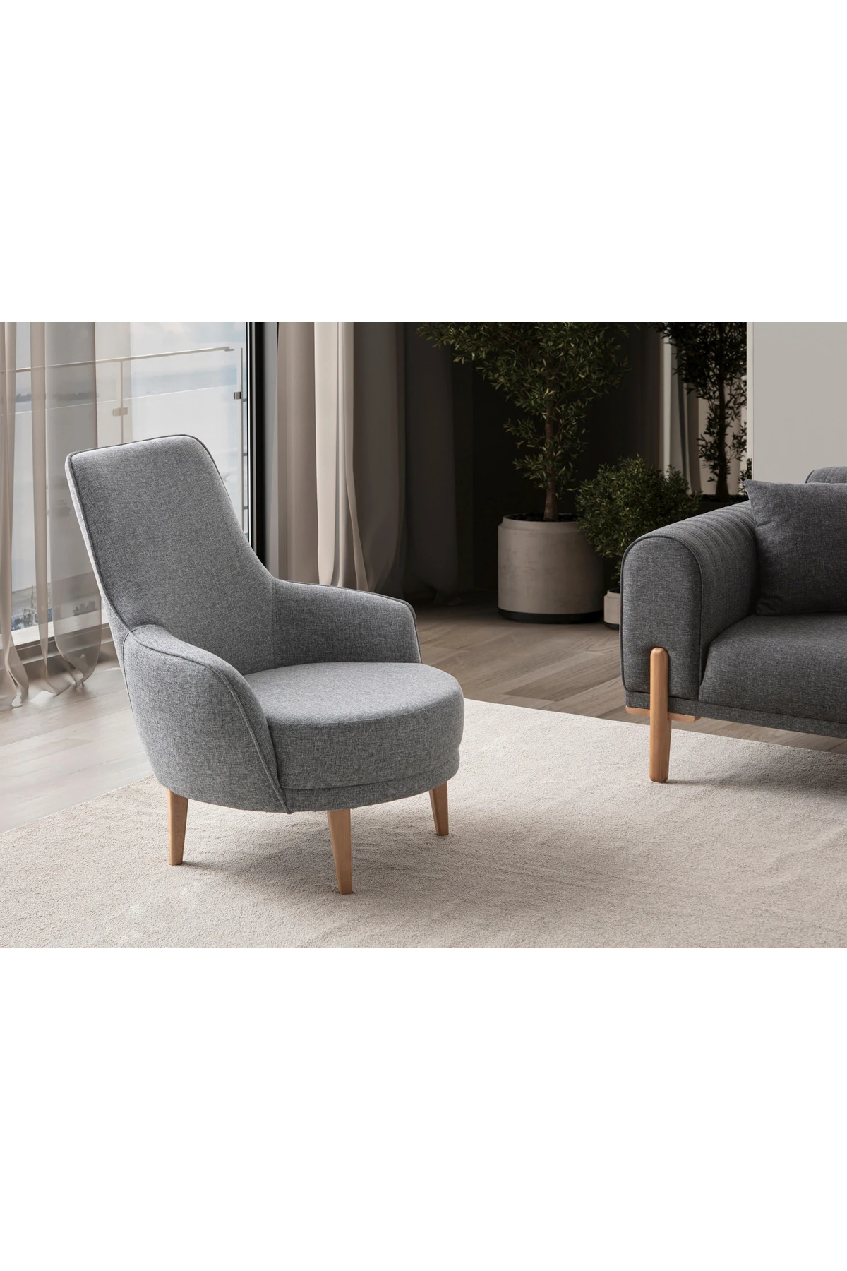 Galata 3+3+1+1 Koltuk Takımı Antrasit