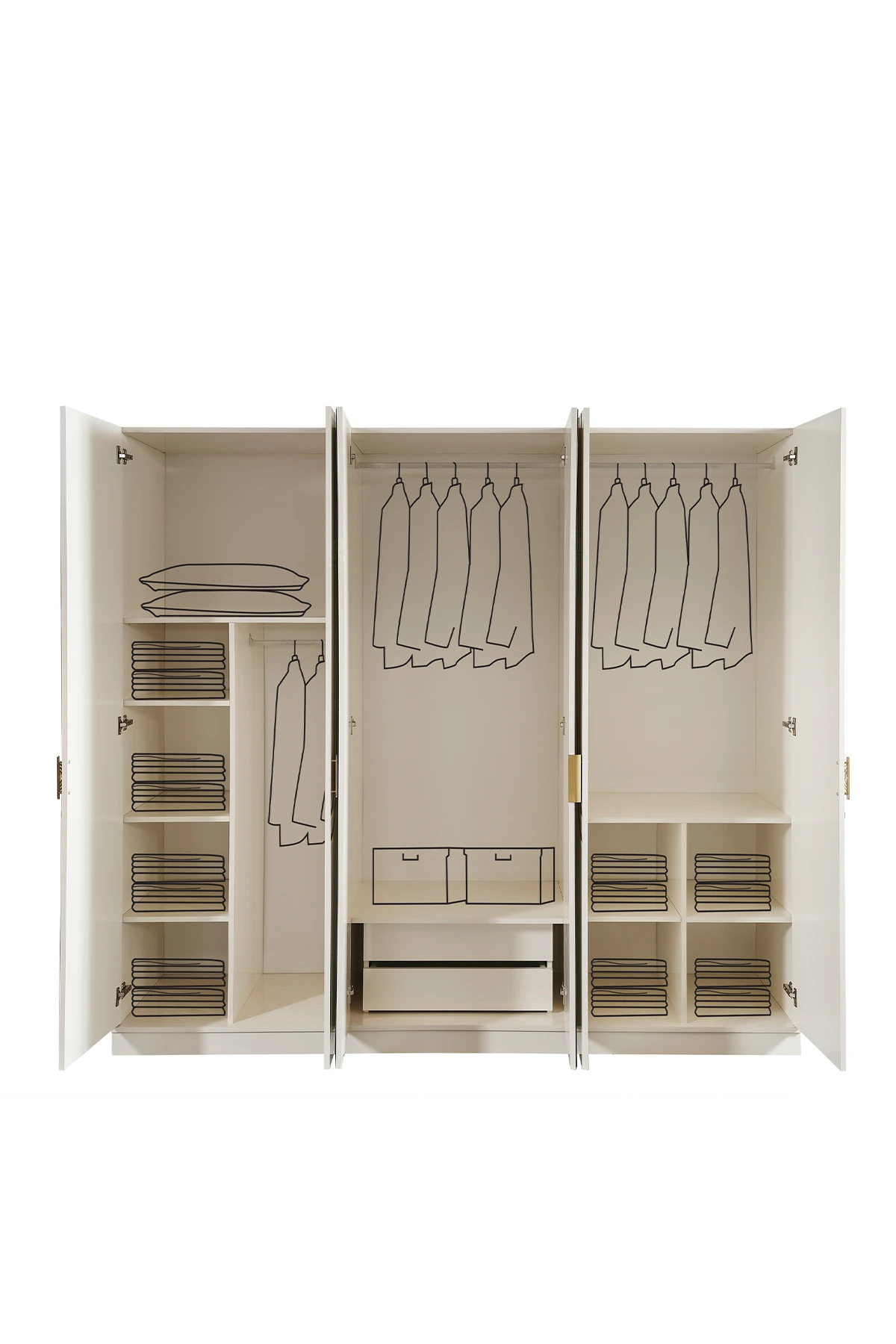 Safir Yatak Odası Takımı Gardırop