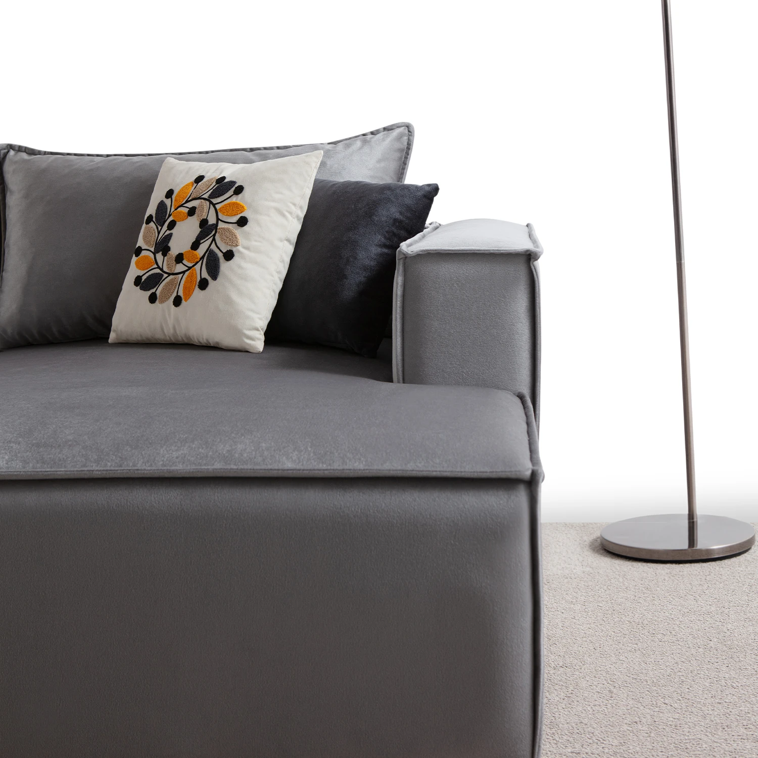 Arven Köşe Koltuk Takımı Gri