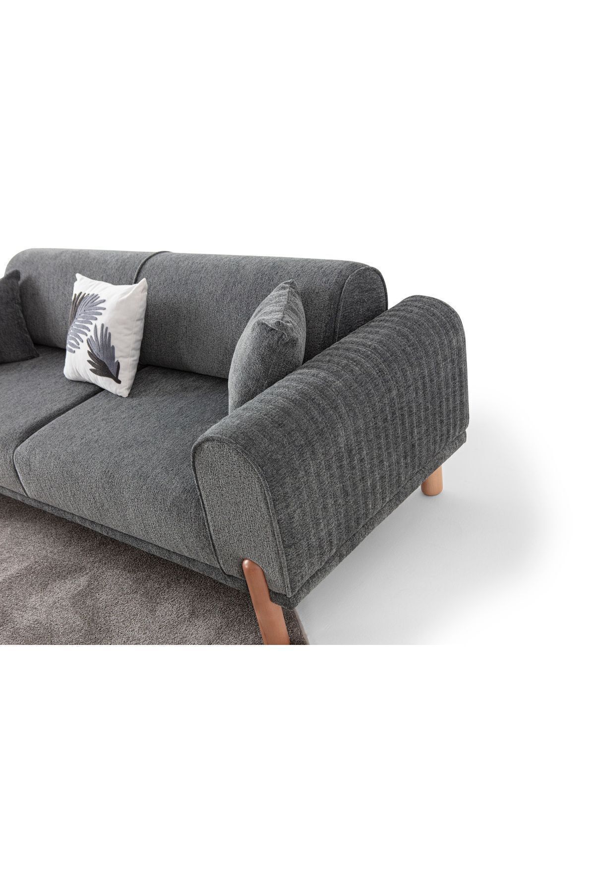 Armoni Üçlü Koltuk Antrasit