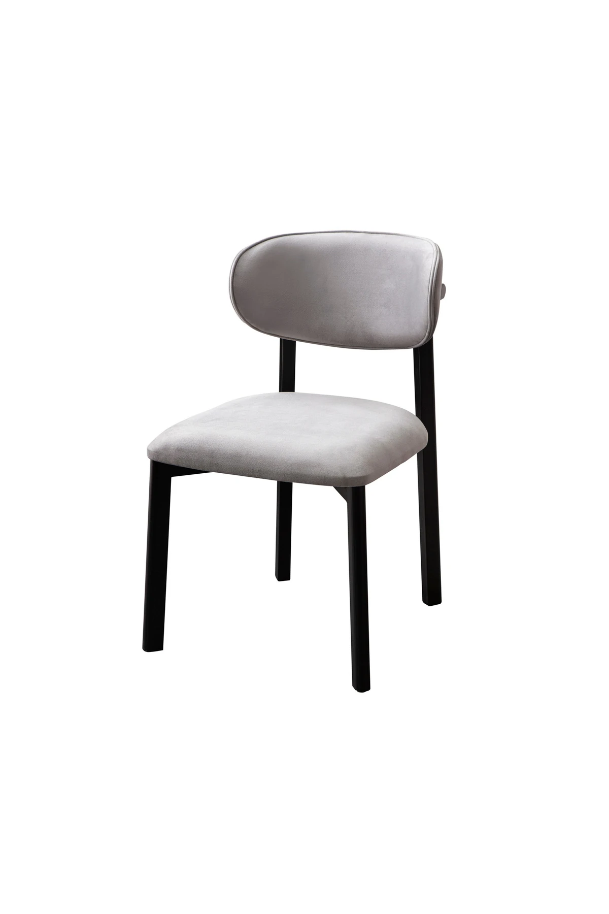 Senkron Siyah Oval 4 Sandalyeli Masa Takımı