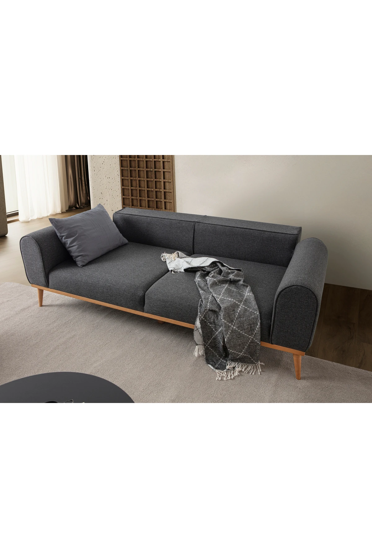 Rebull 3+3 Koltuk Takımı Antrasit