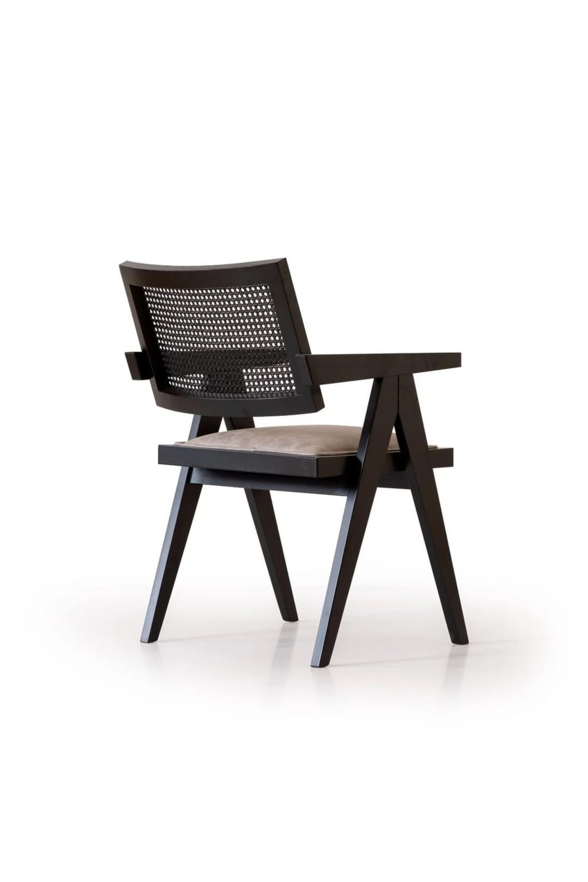 Hasır Modern Ahşap Mutfak Sandalyesi