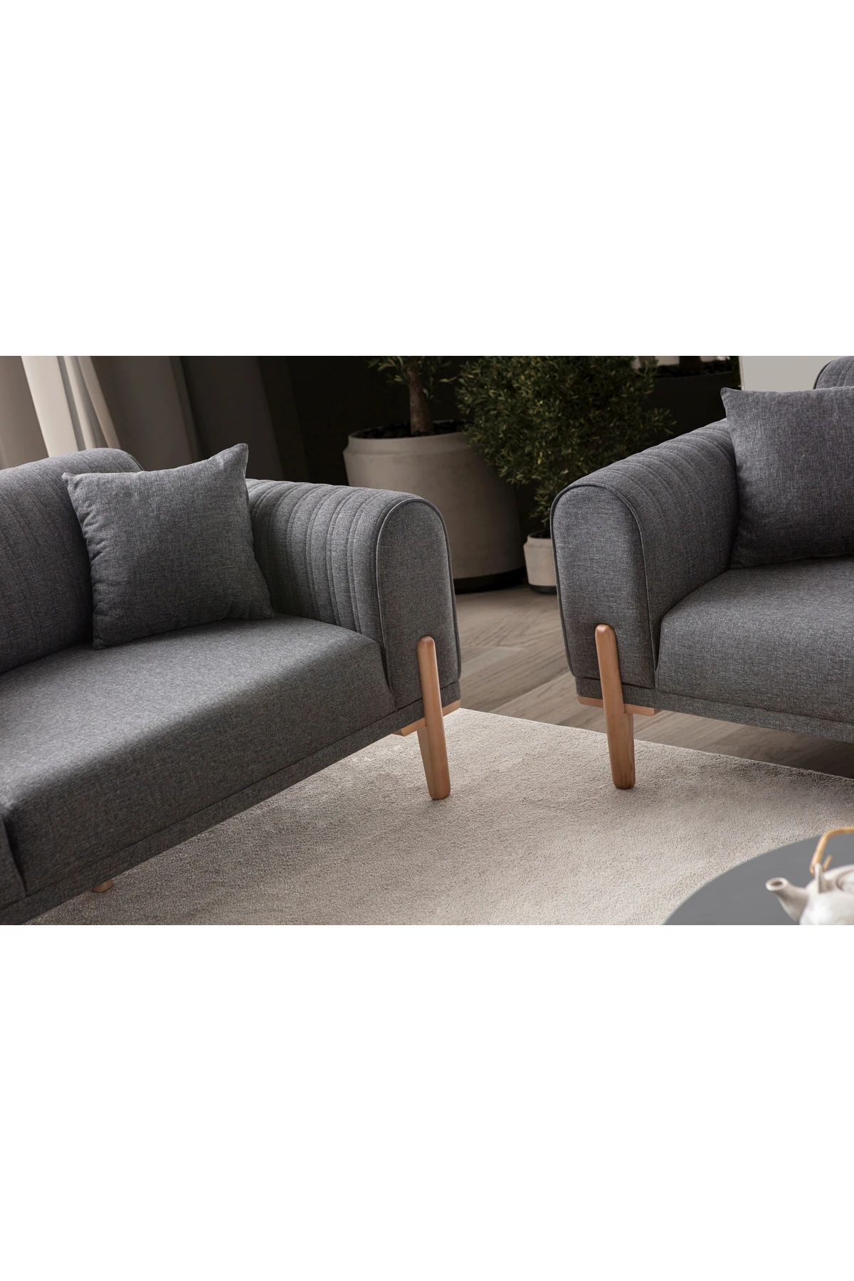 Galata 3+3 Koltuk Takımı Antrasit