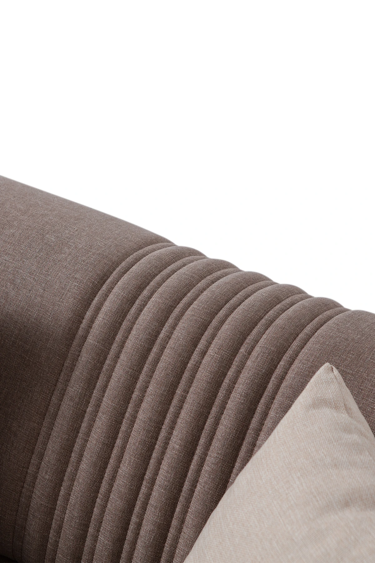 Regnar 3+3+1 Koltuk Takımı Kahverengi + Sütlü Kahve