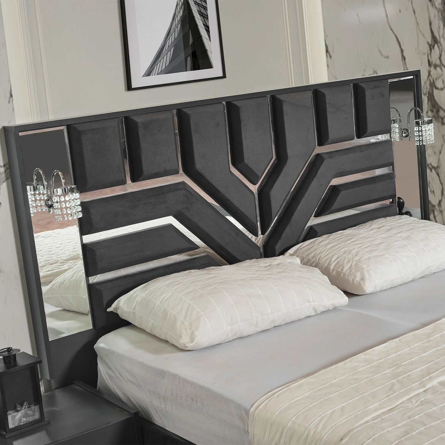 Roma Benchli Bazalı Karyola