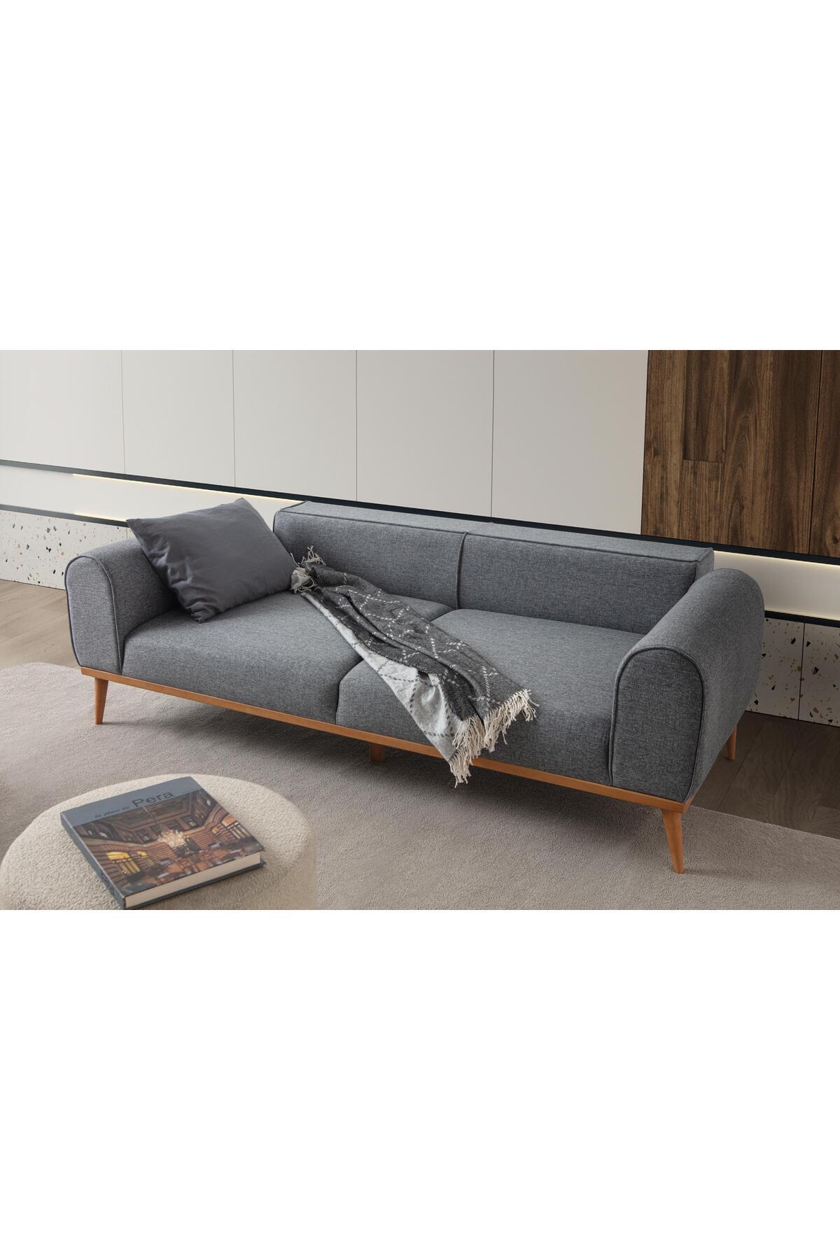 Rebull 3+1 Koltuk Takımı Gri