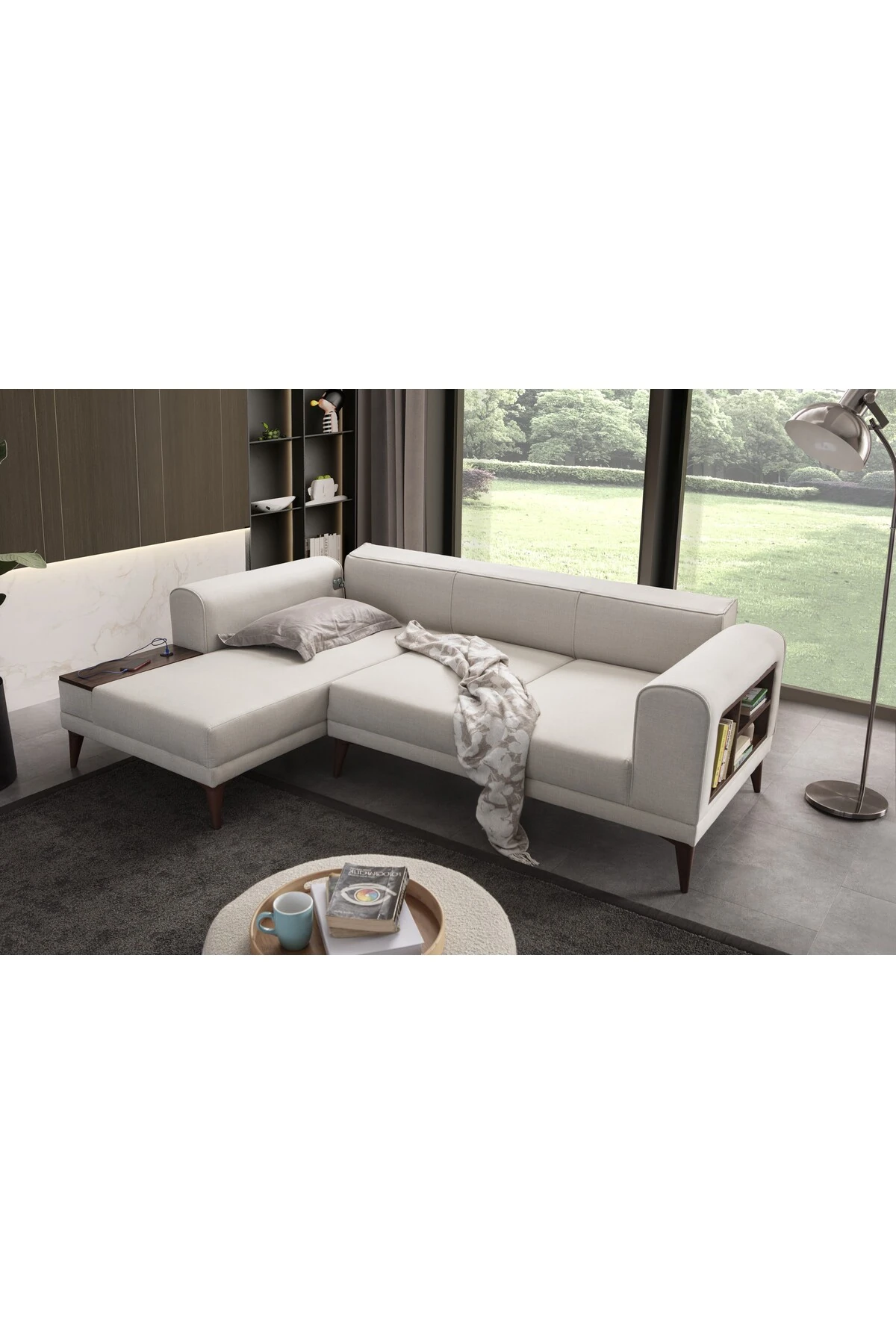 Drog Köşe Koltuk Takımı Bej