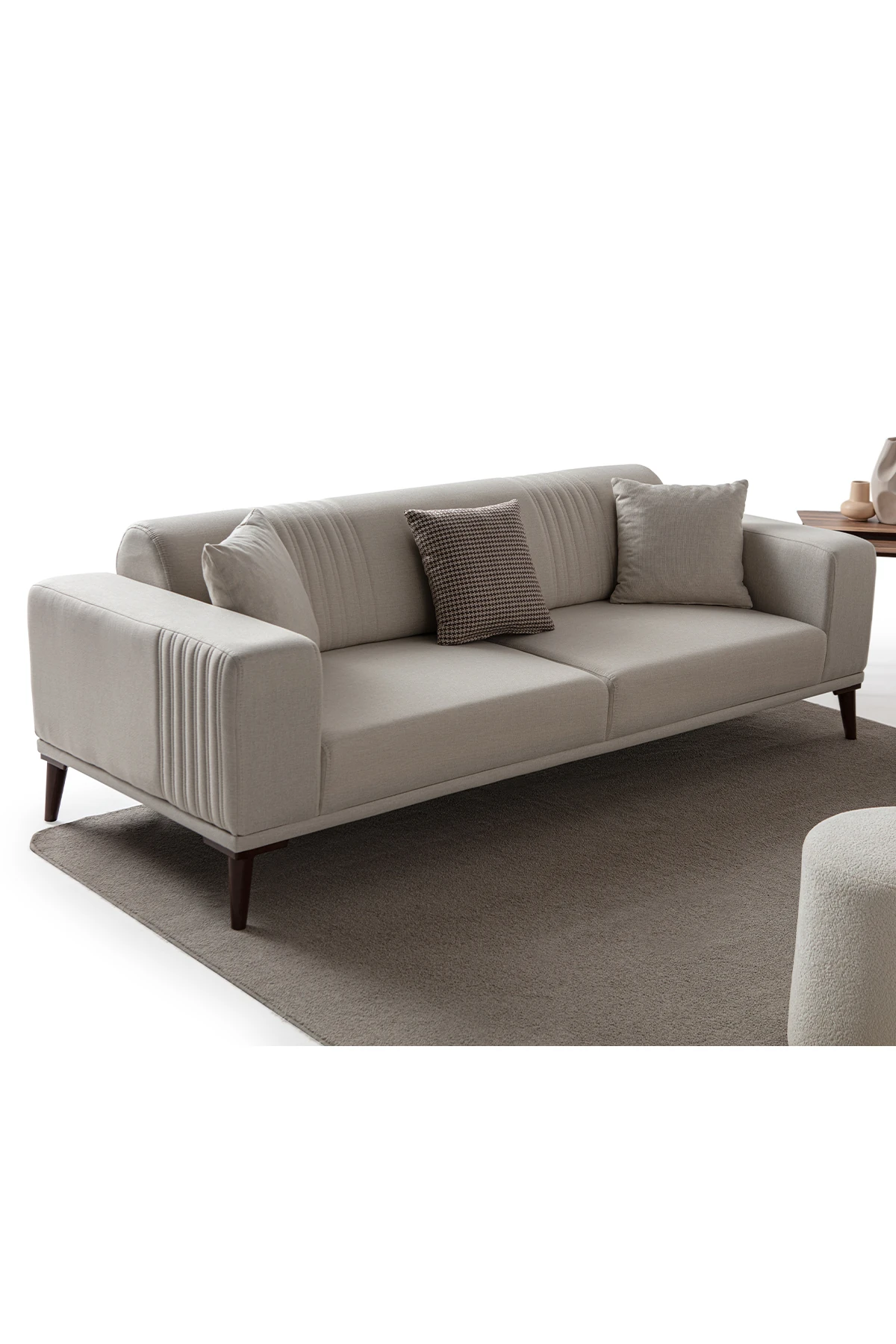 Regnar 3+3 Koltuk Takımı Krem